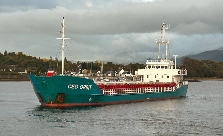 Ship Expected: CEG ORBIT for Brodick Pier 