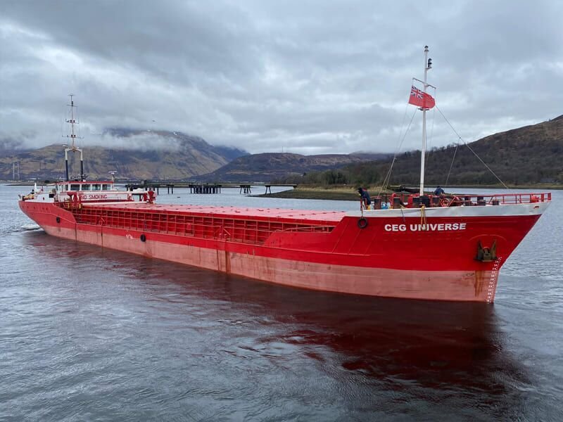Expected Arrival: CEG UNIVERSE at Brodick Pier