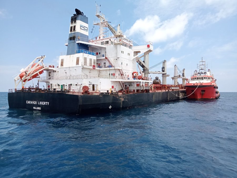 Currently transiting Irish Sea for Las Palma - CARAVOS LIBERTY