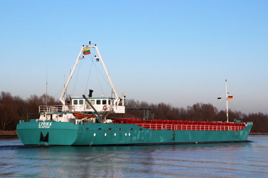 Currently transiting Irish Sea - LYRIKA