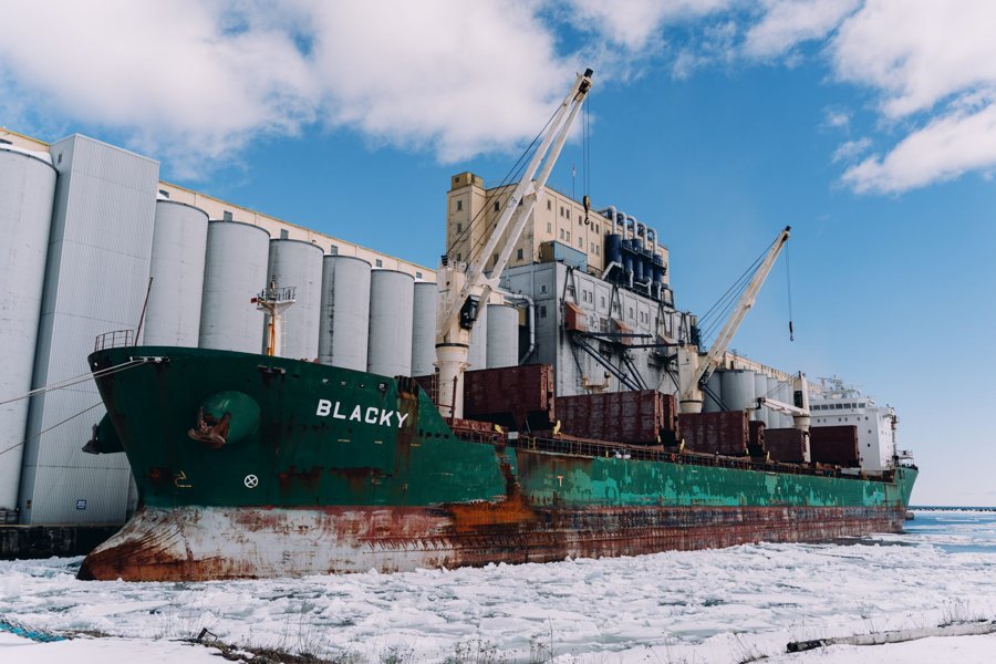 Currently Inbound in Irish Sea for Belfast: BLACKY