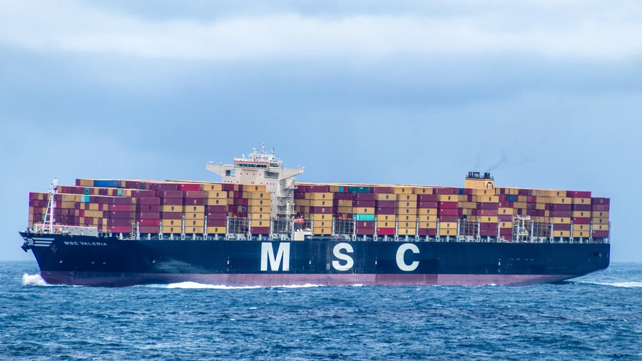 Currently in English Channel for London GP: MSC VALERIA