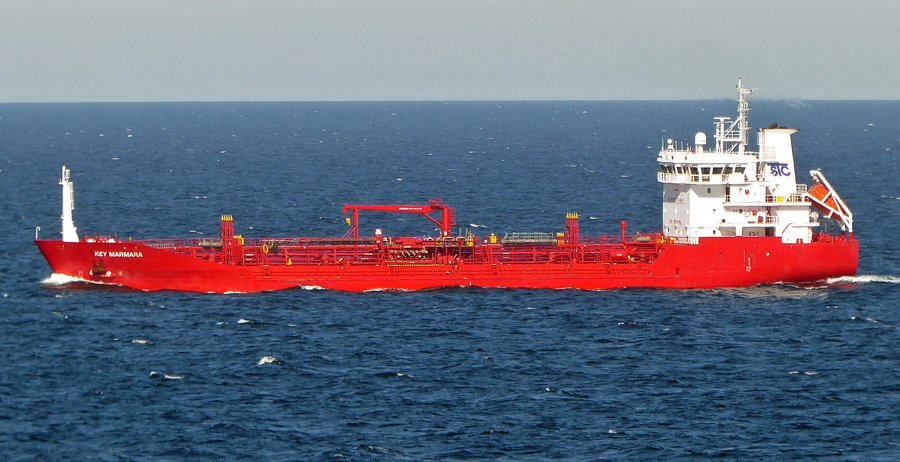 Currently leaving Hook of Holland for Liverpool: KEY MARMARA