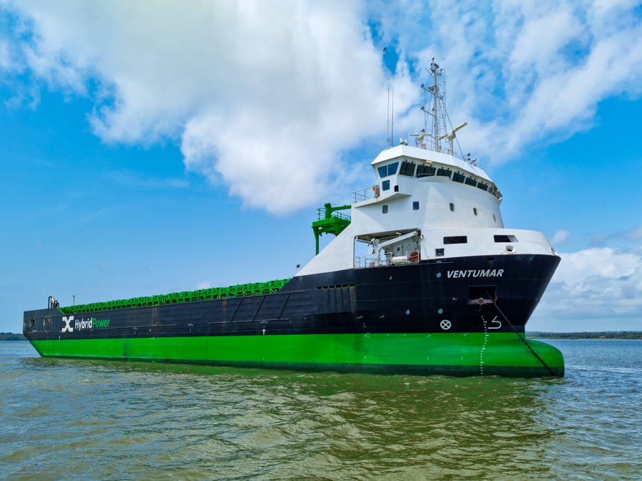 a2b Shipping's Latest Newbuild (currently outbound Thames): VENTUMAR