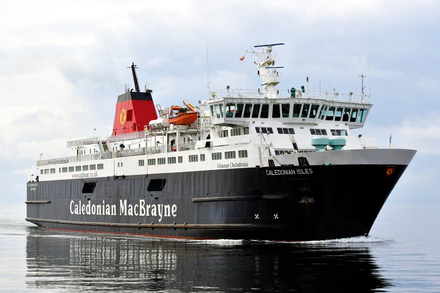 Expected Arrival: CALEDONIAN ISLES at Greenock Inchgreen Repair Quay