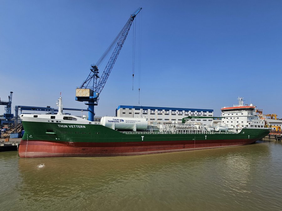 Ship Expected: THUN VETTERN         for Forth Braefoot Terminal 