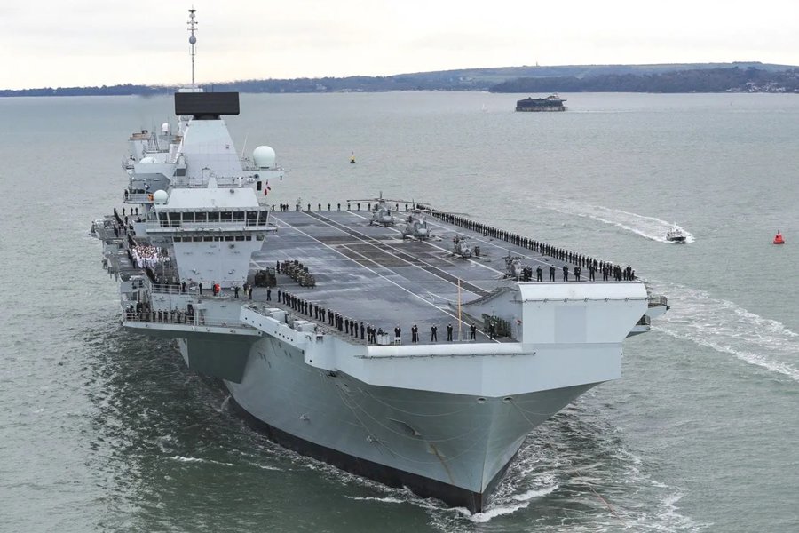 HMS PRINCE OF WALES should be leaving Loch Long Today