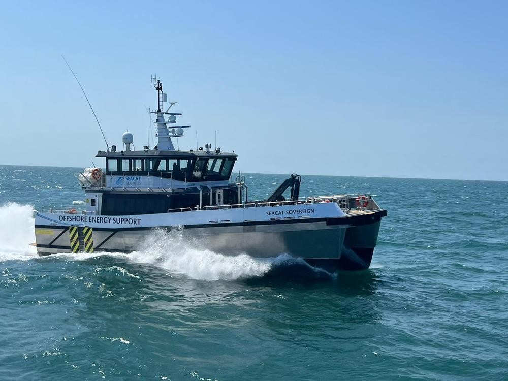  Scottish East Coast - SEACAT SOVEREIGN     transiting Dornoch Firth Coast