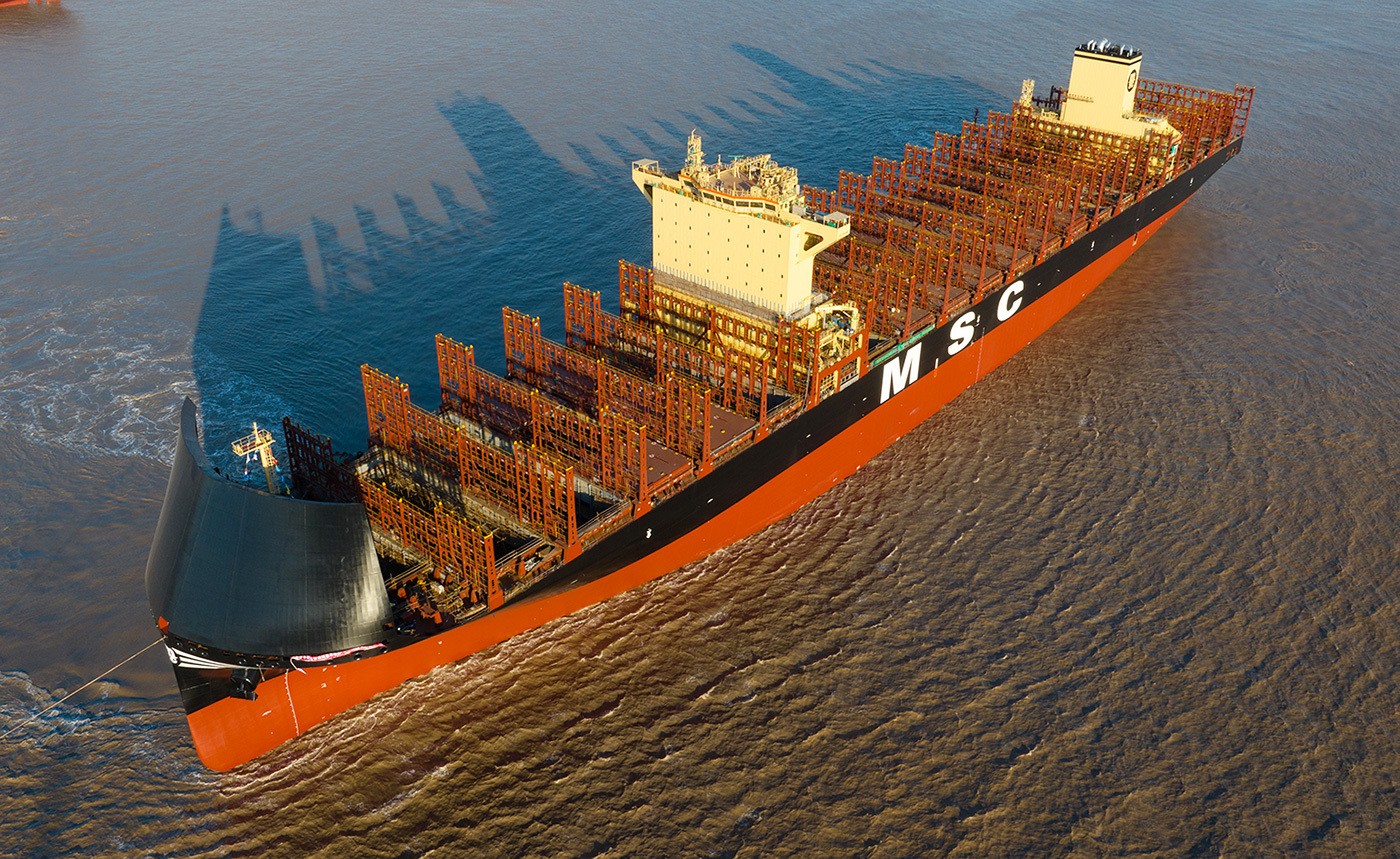 Transit: MSC SAMIA            entering English South Coast at The Dover Strait