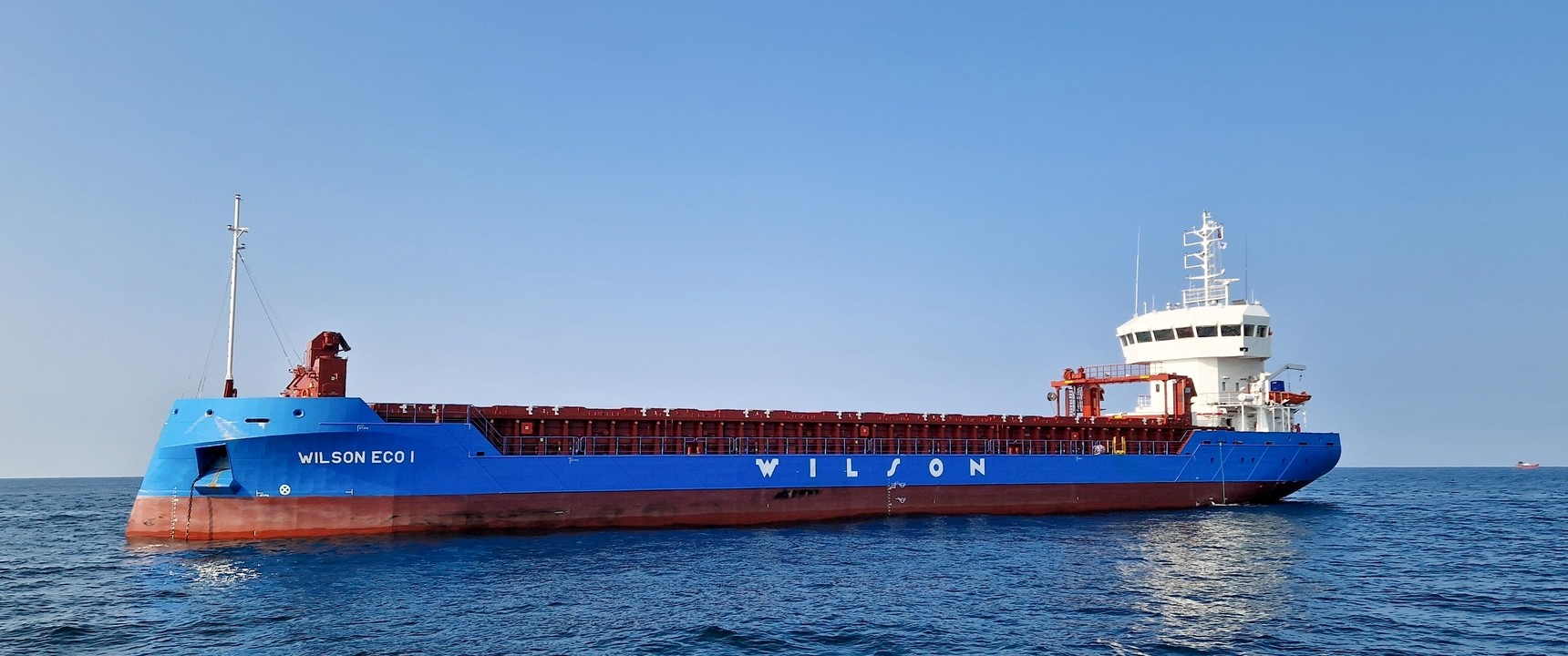 Transit: WILSON ECO1          entering English South Coast at The Dover Strait