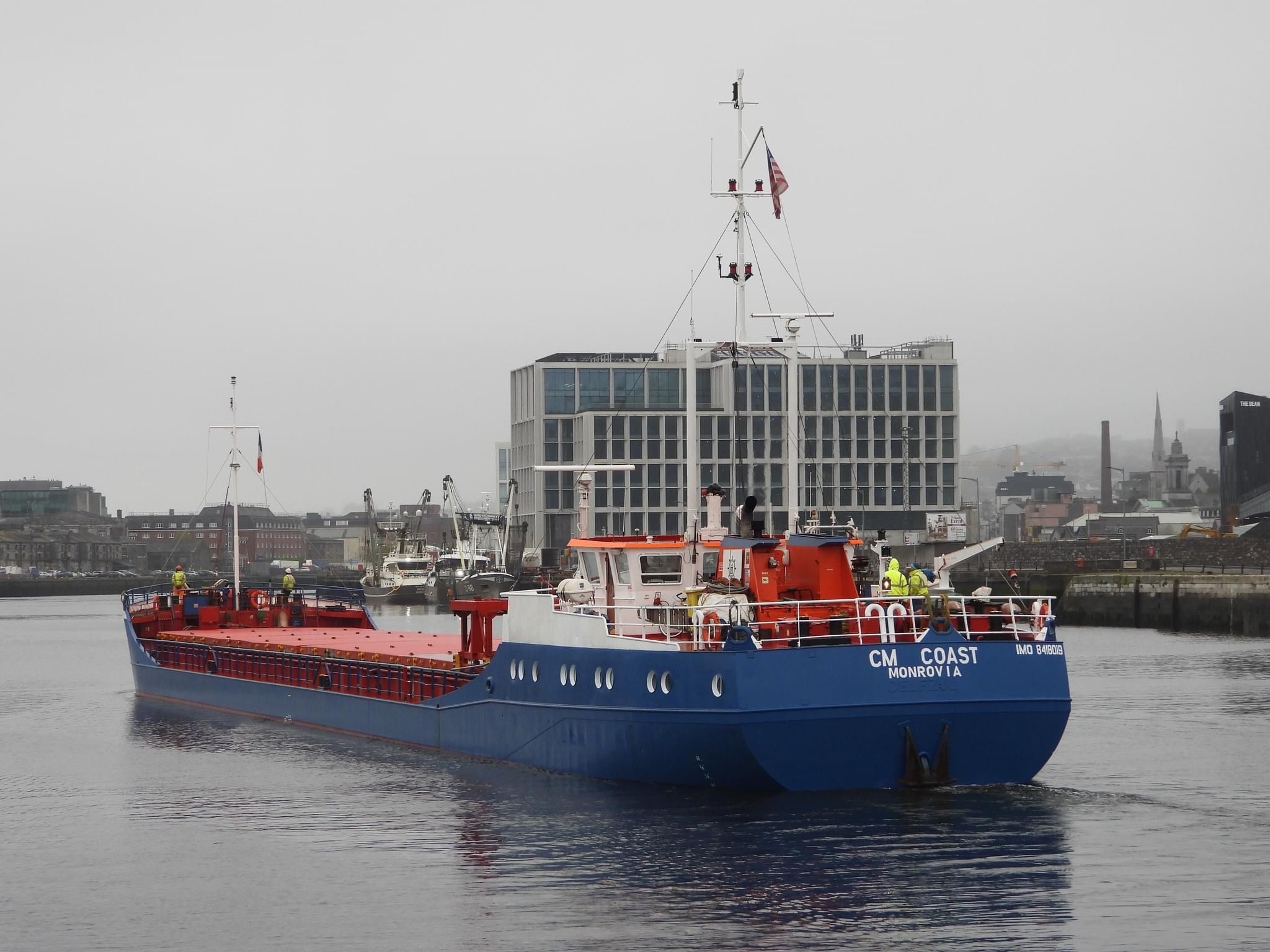 Transit: CM COAST entering English South Coast at The Dover Strait
