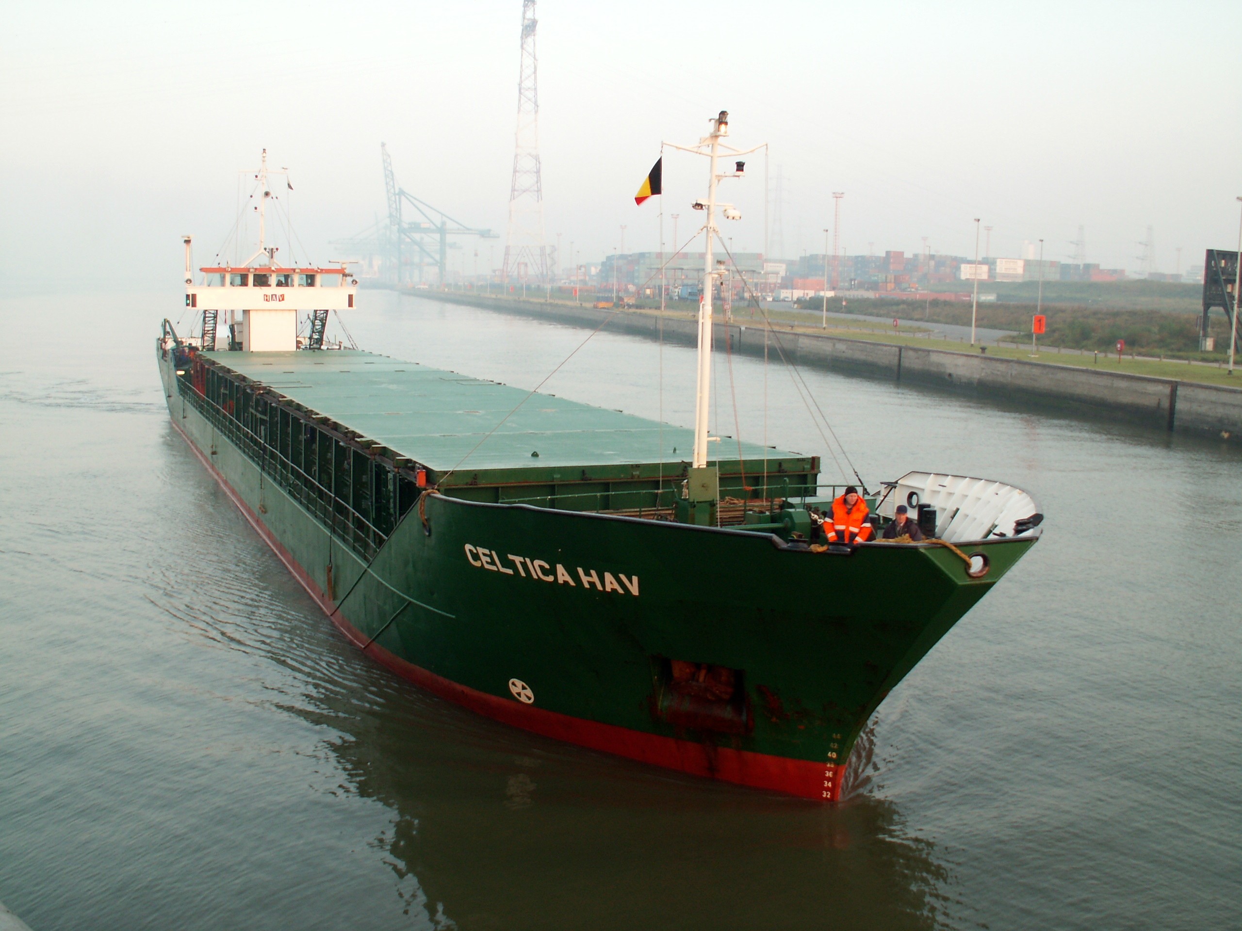 Transit: CELTICA HAV entering English South Coast at The Dover Strait