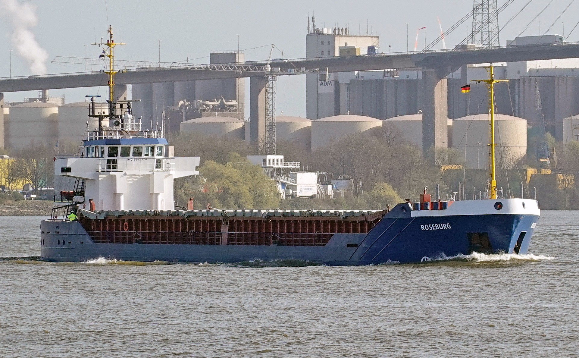 Transit: ROSEBURG             entering English South Coast at The Dover Strait