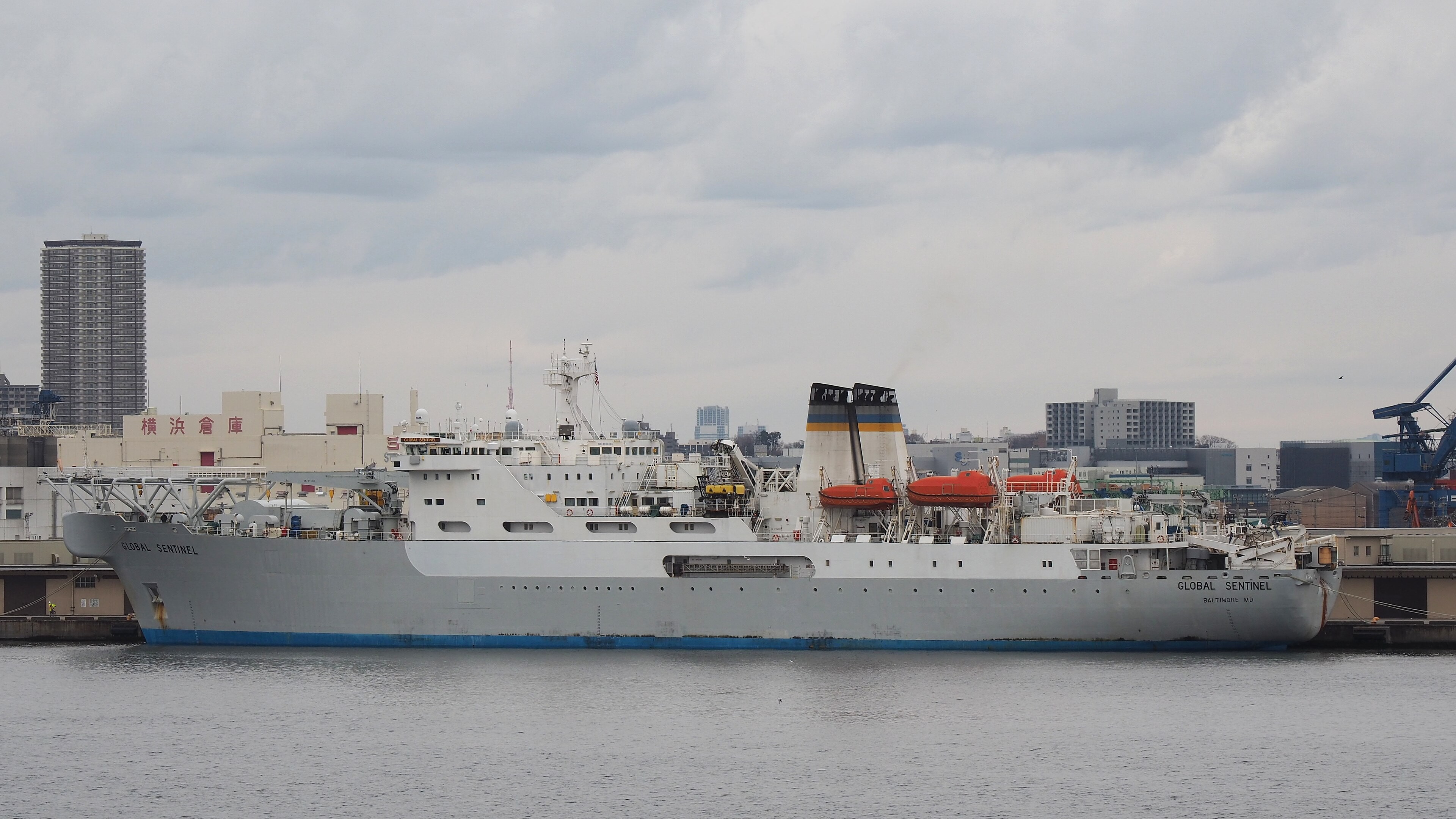  Scottish West Coast - US GOVERNMENT VESSEL transiting North Channel at Belfast