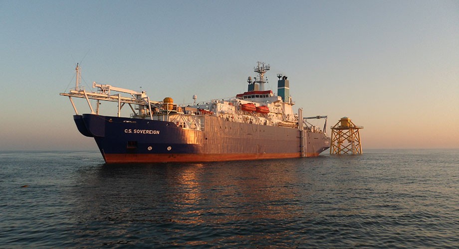 Transit: CS SOVEREIGN entering English South Coast at The Dover Strait