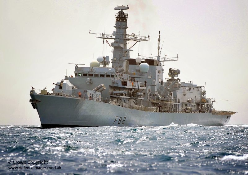  Scottish North Coast - HMS SOMERSET         transiting Pentland Firth