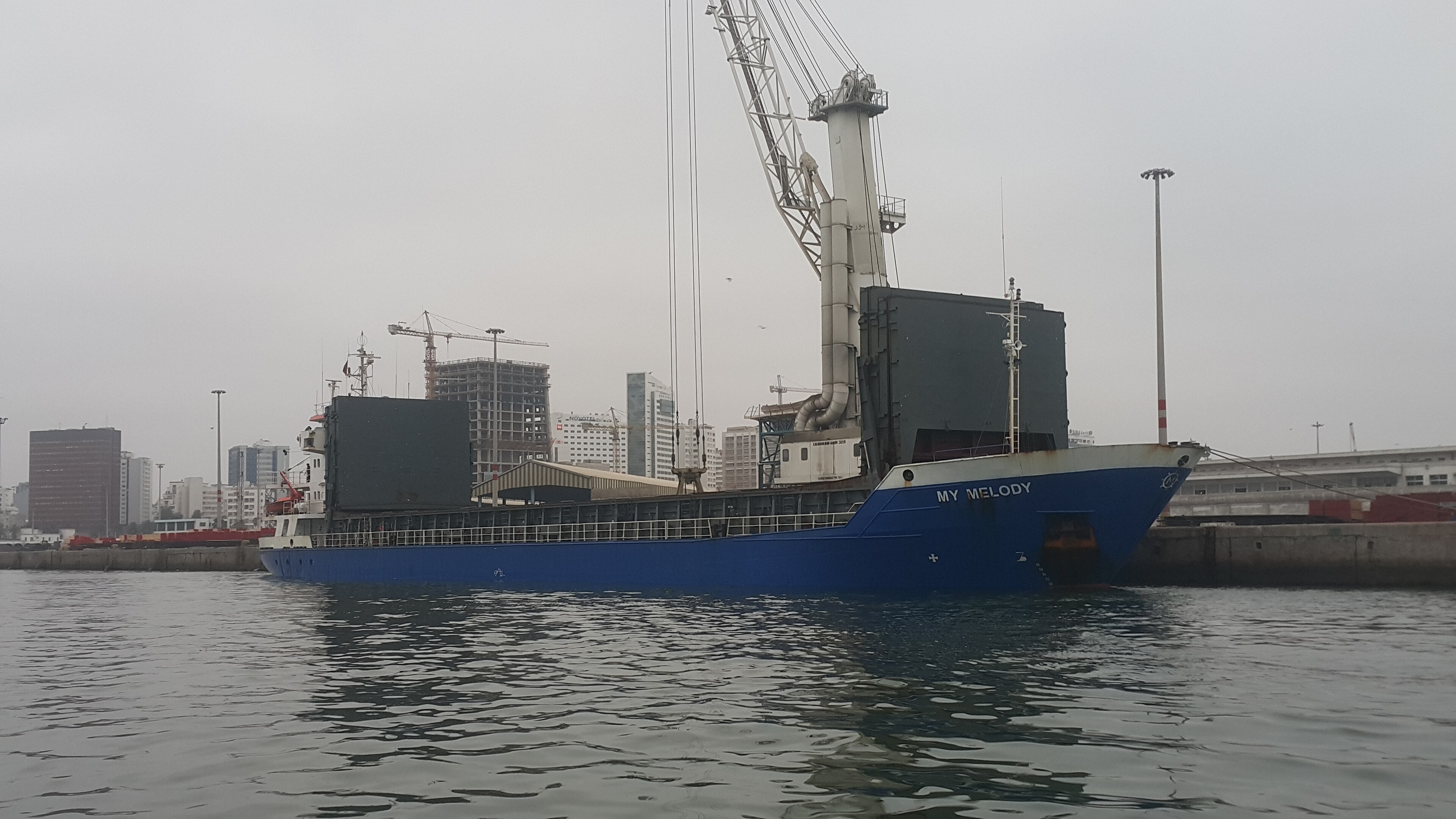 Transit: MY MELODY            entering English South Coast at The Dover Strait