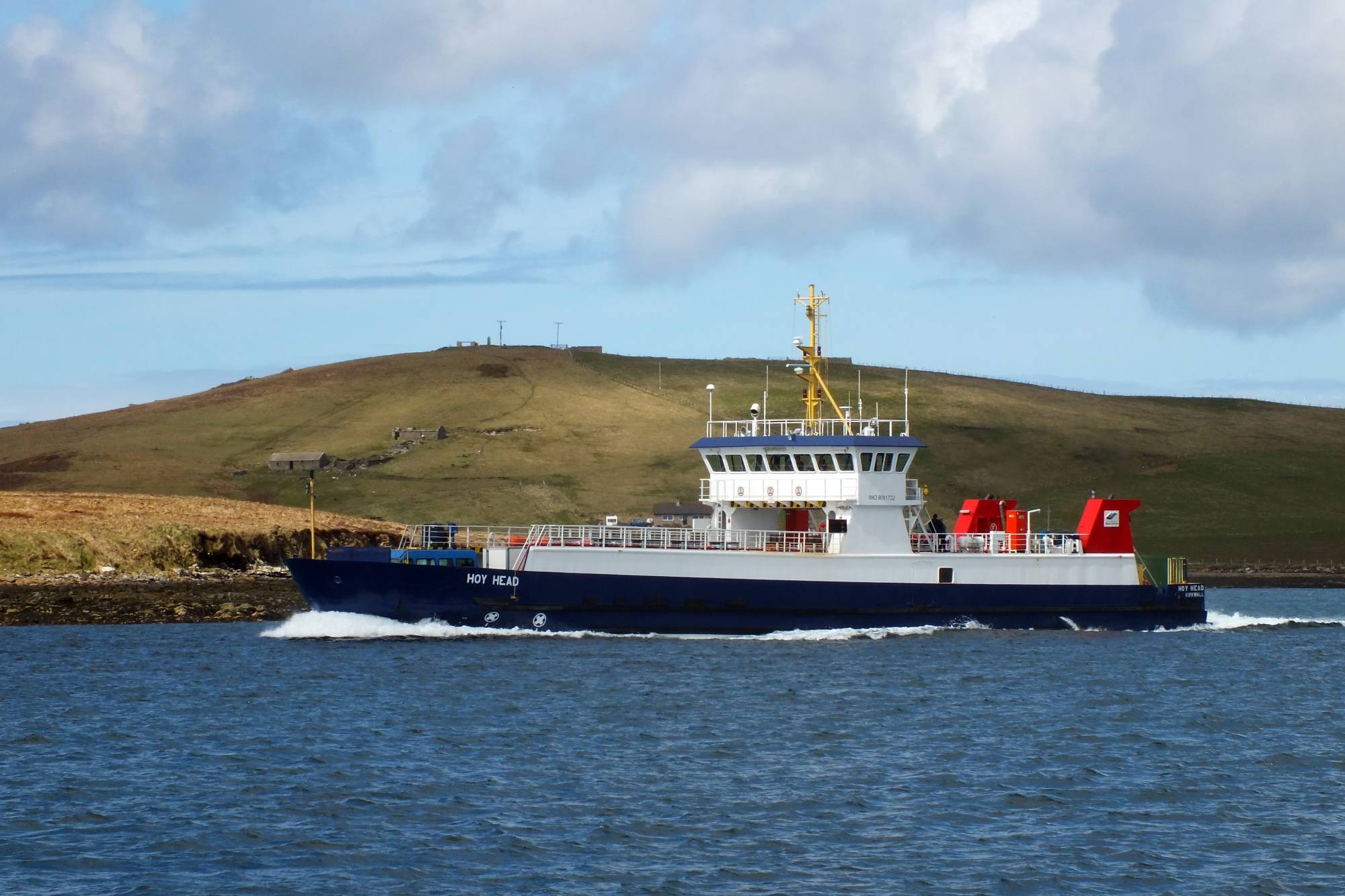 Transit: HOY HEAD entering the coastal sector at Aberdeen to Dornoch Firth Coast