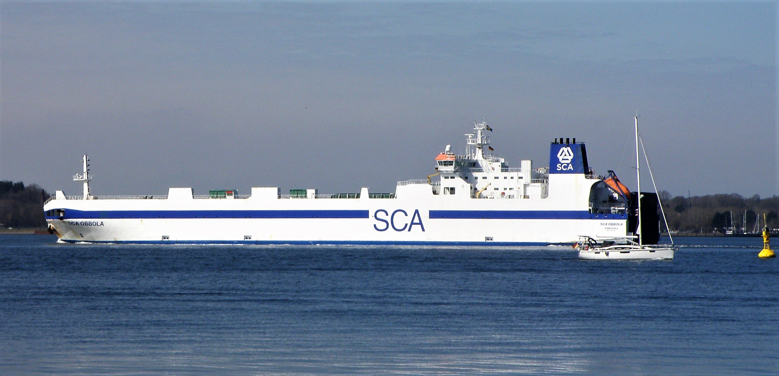 Transit: SCA OBBOLA entering English South Coast at The Dover Strait