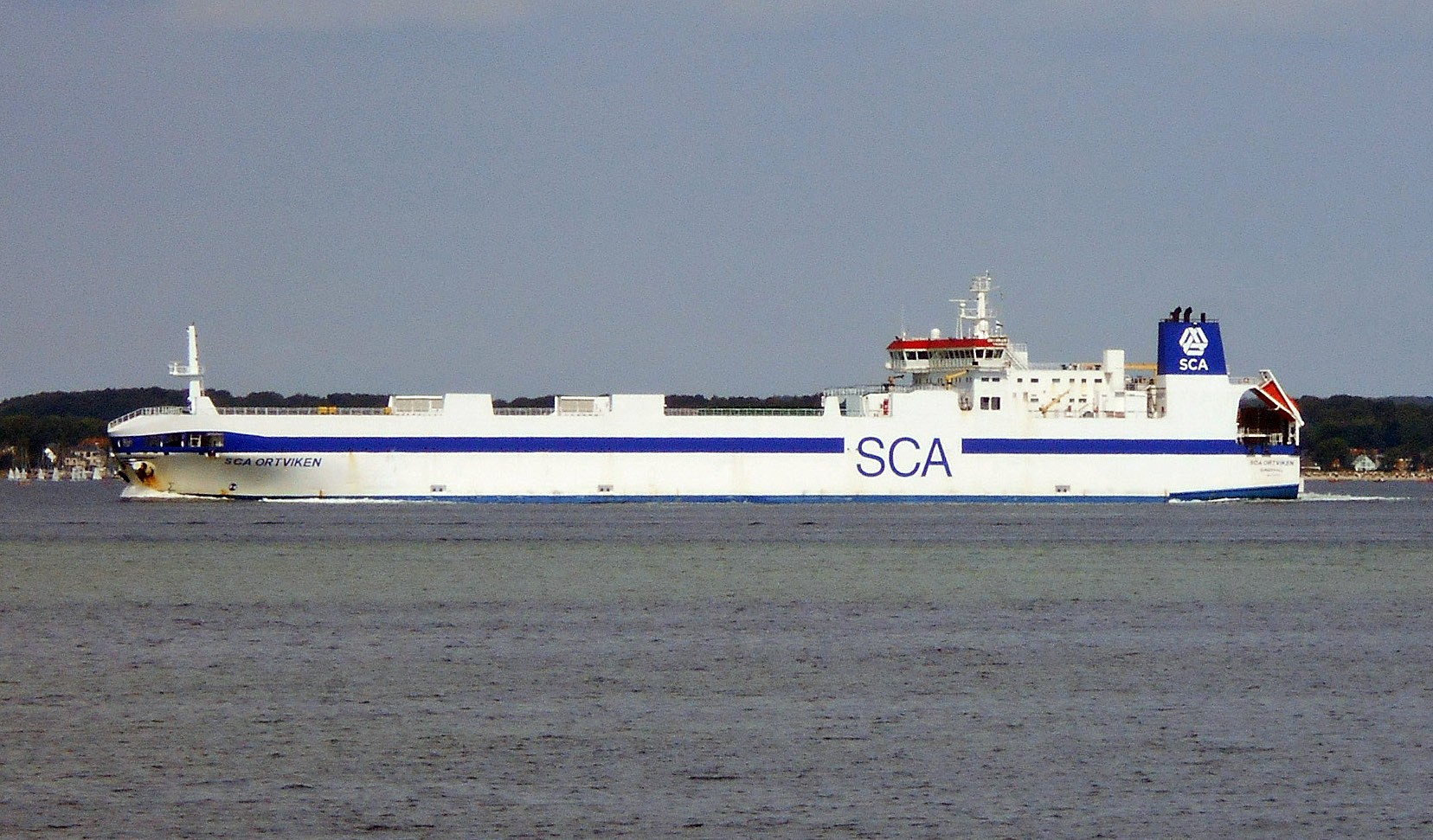 Transit: SCA ORTVIKEN entering English South Coast at The Dover Strait