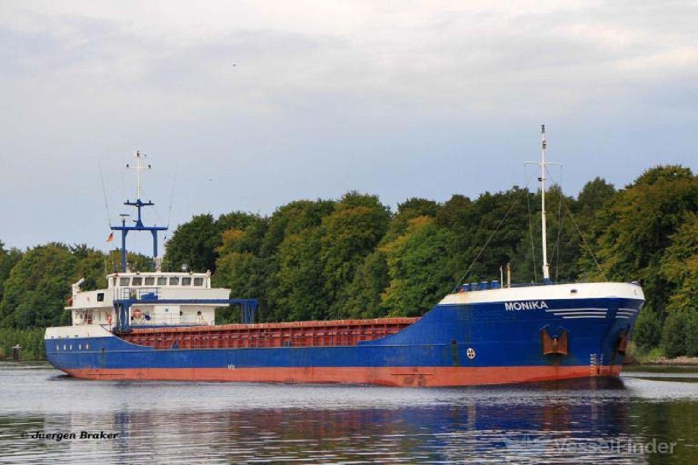 Transit: MONIKA entering English South Coast at The Dover Strait