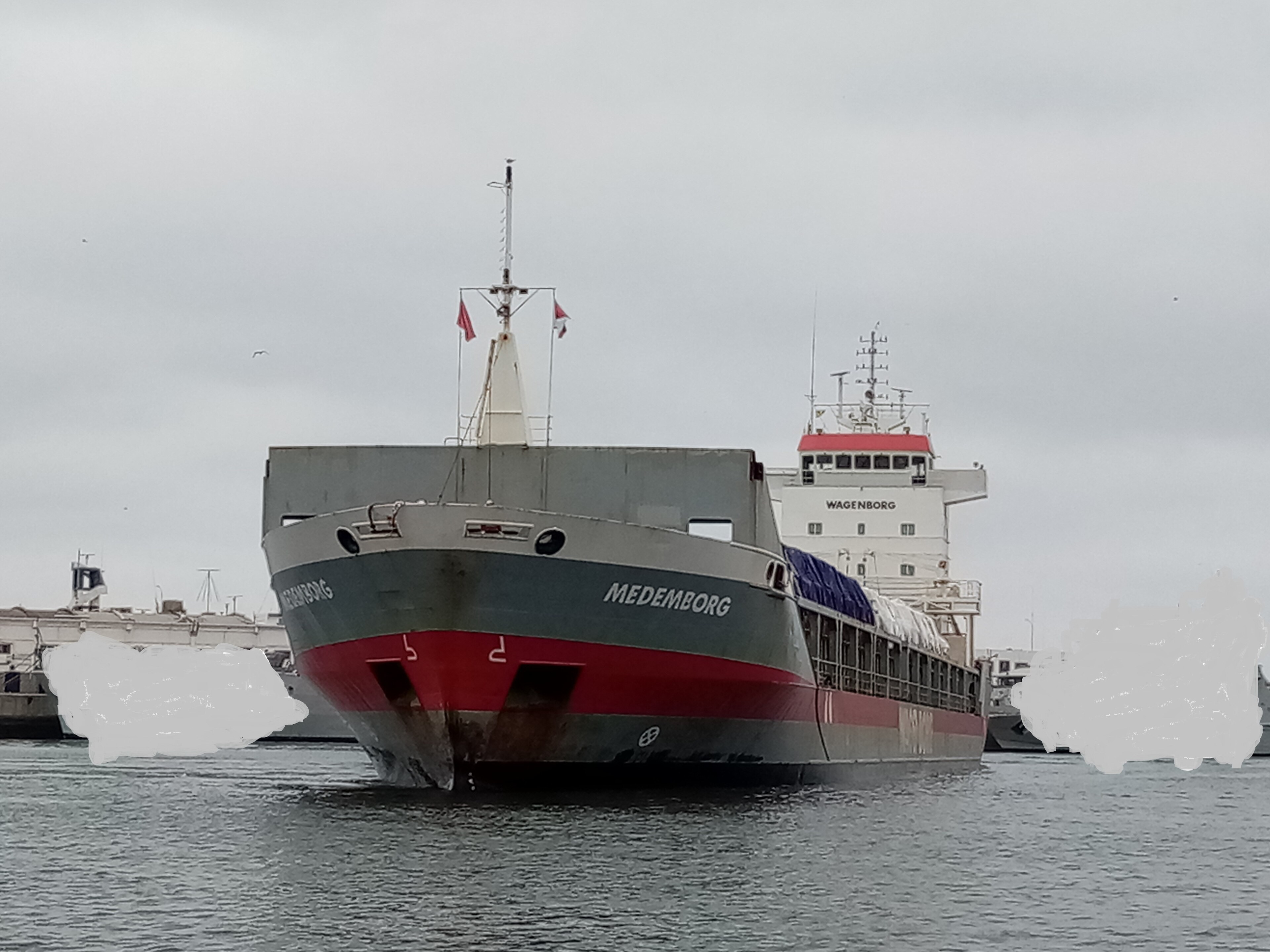 Transit: MEDEMBORG            entering English South Coast at The Dover Strait