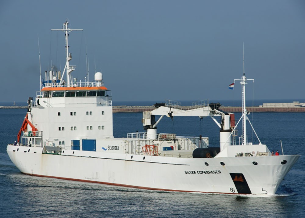 SILVER COPENHAGEN transiting Cape Wrath on the Scottish North Coast  