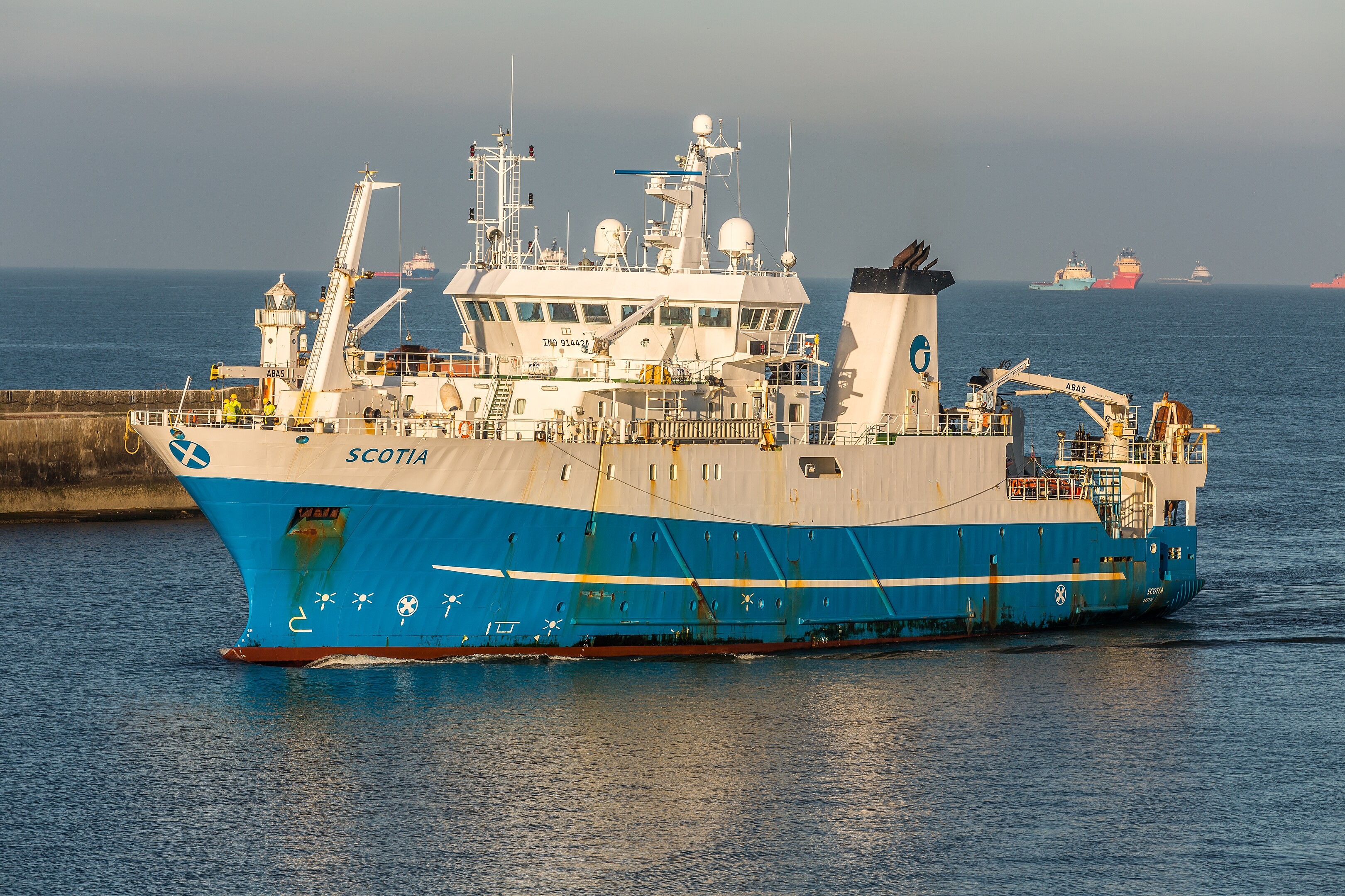  Scottish East Coast - SCOTIA transiting Aberdeenshire Coast