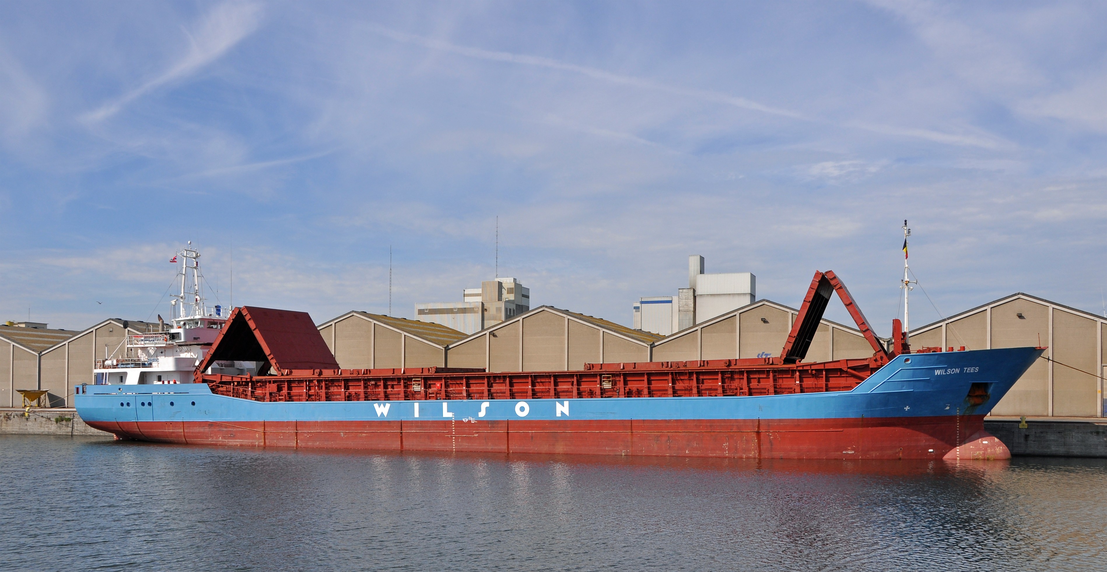 Transit: WILSON TEES          entering English South Coast at The Dover Strait