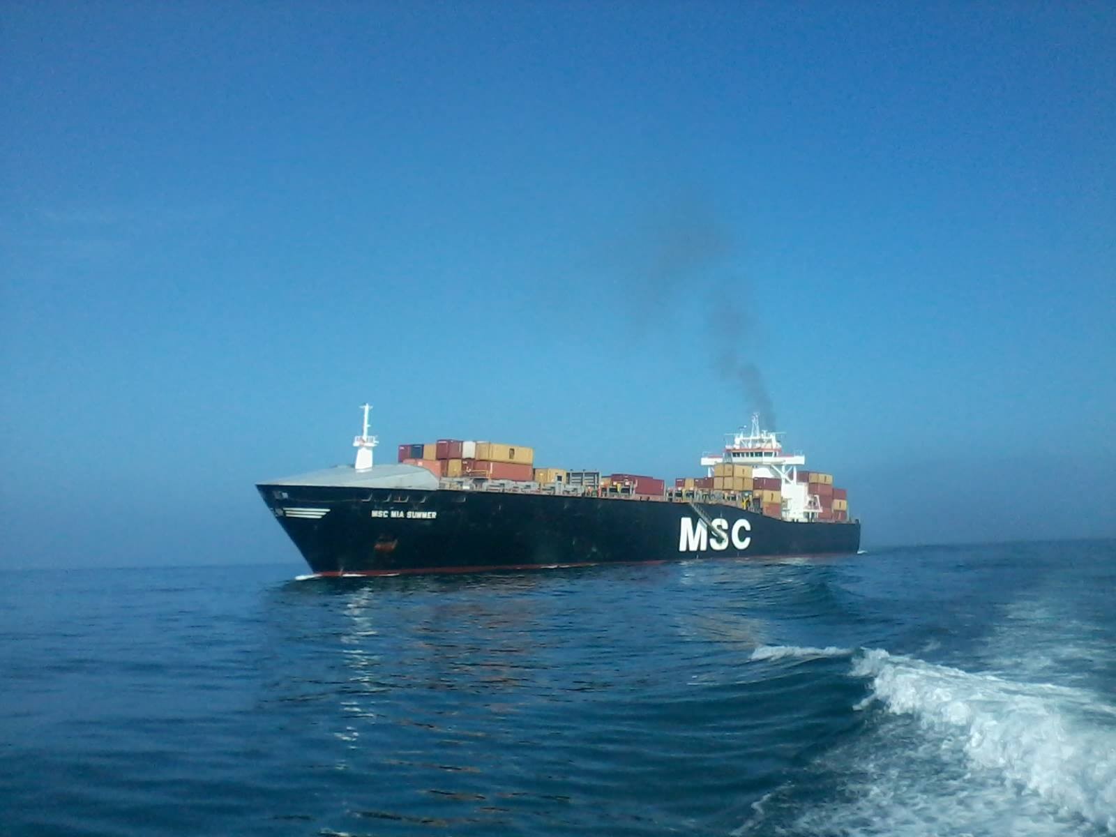  Celtic Sea - MSC MIA SUMMER II    transiting Celtic Sea