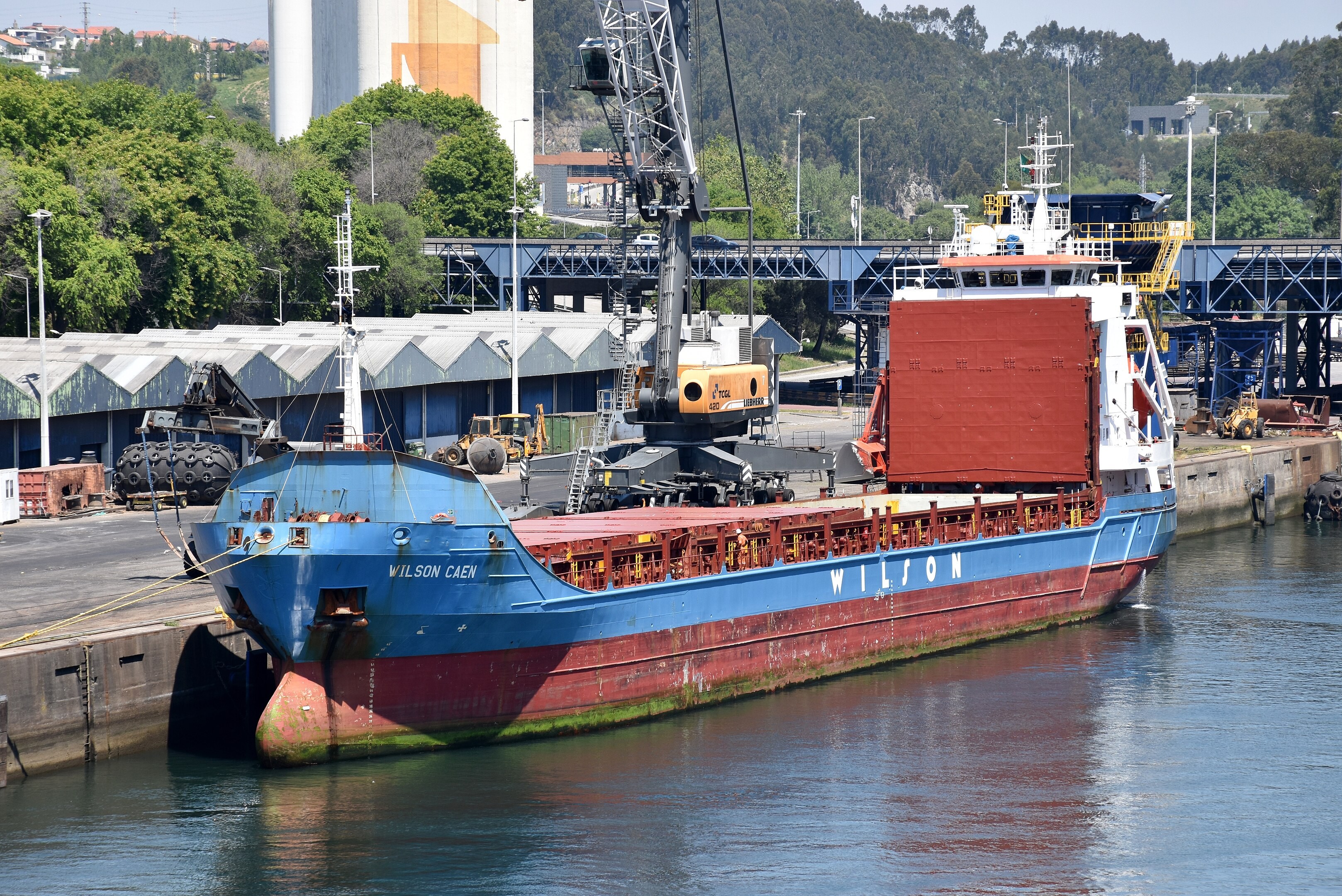 Transit: WILSON CAEN          entering English South Coast at The Dover Strait