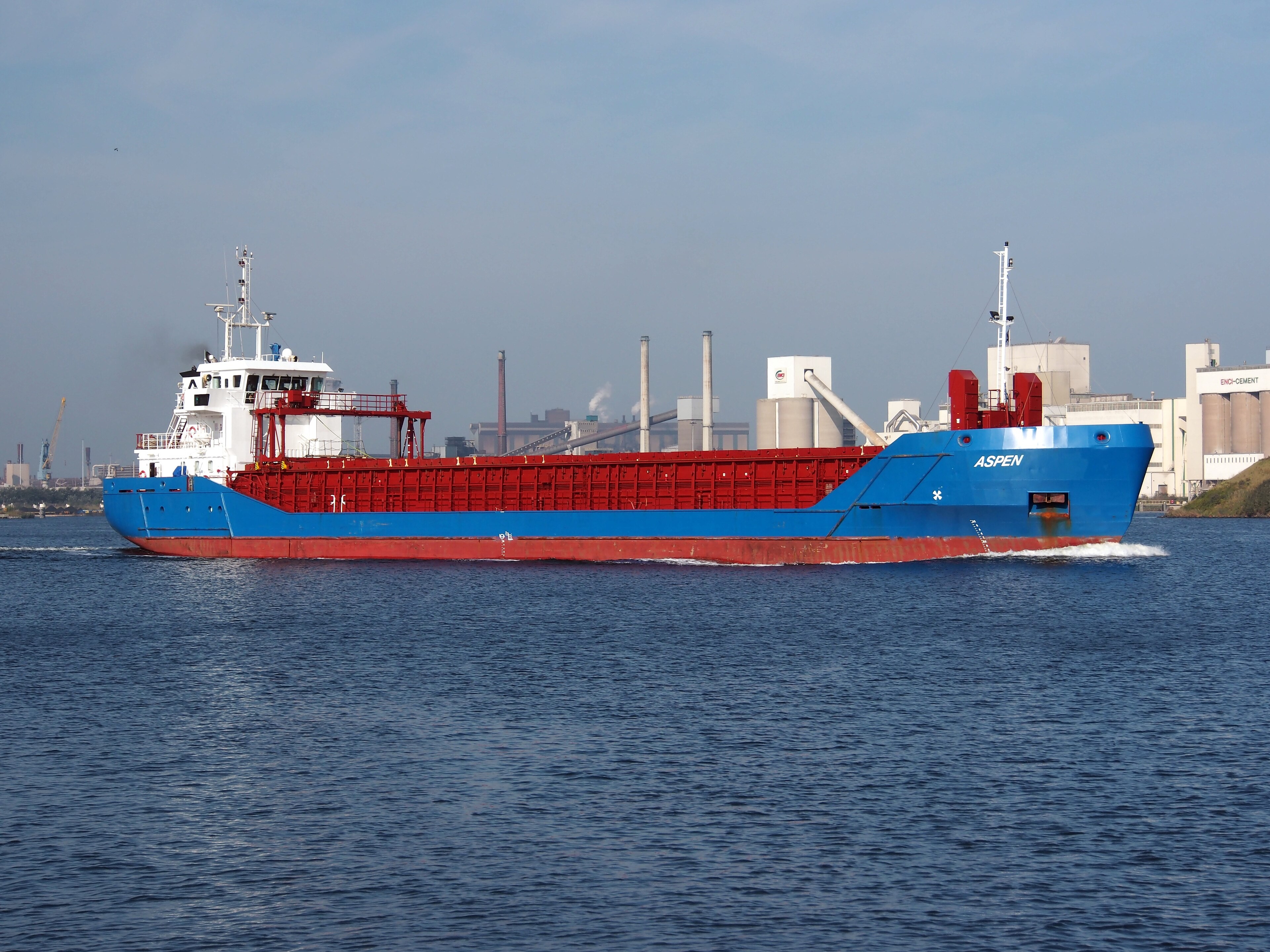 Transit: ASPEN                entering English South Coast at The Dover Strait