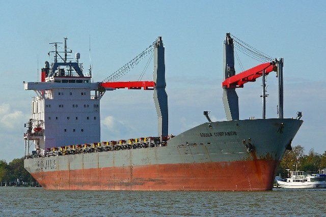 Transit: TIMBERLAND           entering English South Coast at The Dover Strait