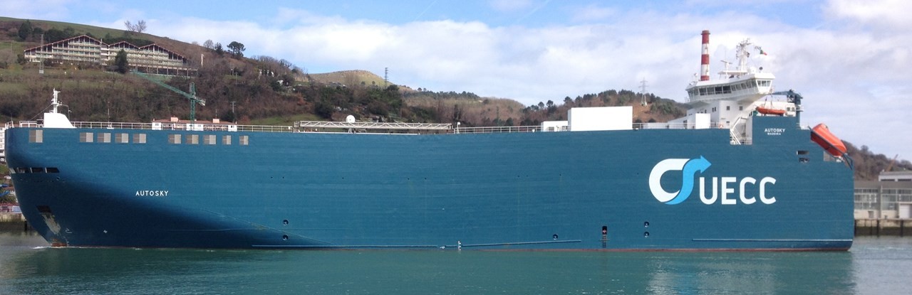 Transit: AUTOSKY entering English South Coast at The Dover Strait