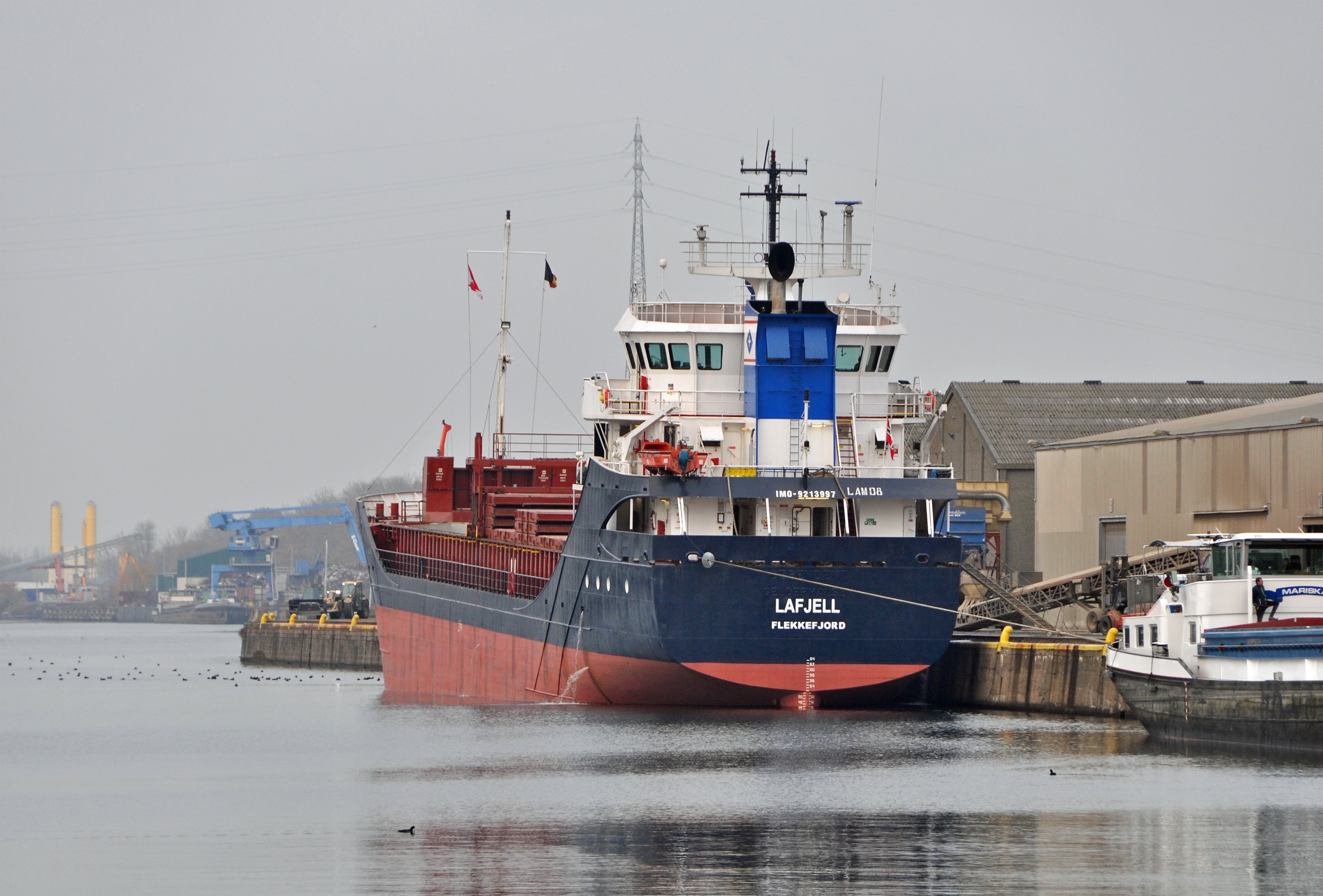 Transit: LAFJELL entering English South Coast at The Dover Strait