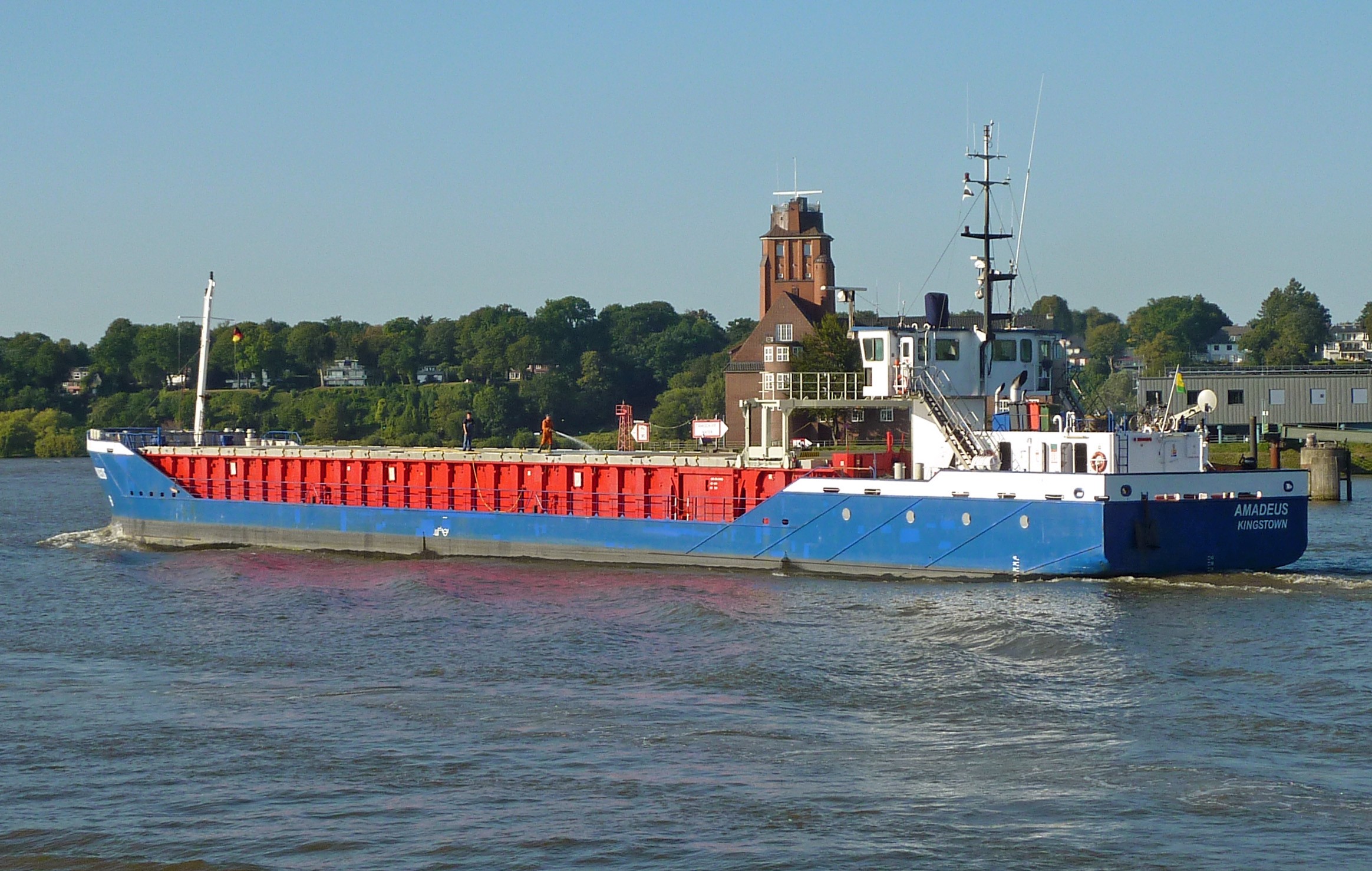 AMADEUS transiting Berwick Coast on the Scottish East Coast  
