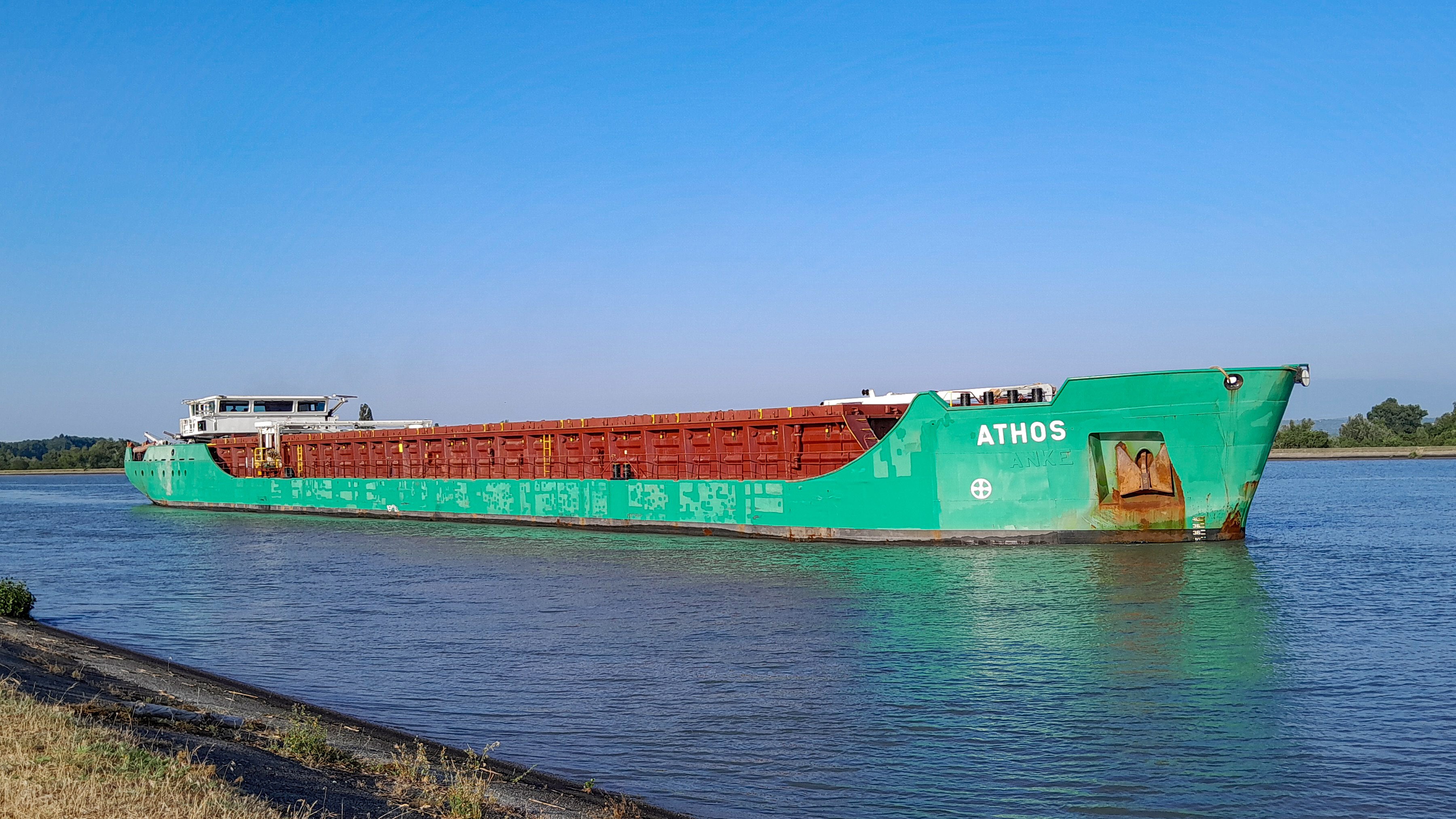 ATHOS  transiting Berwick Coast on the Scottish East Coast  