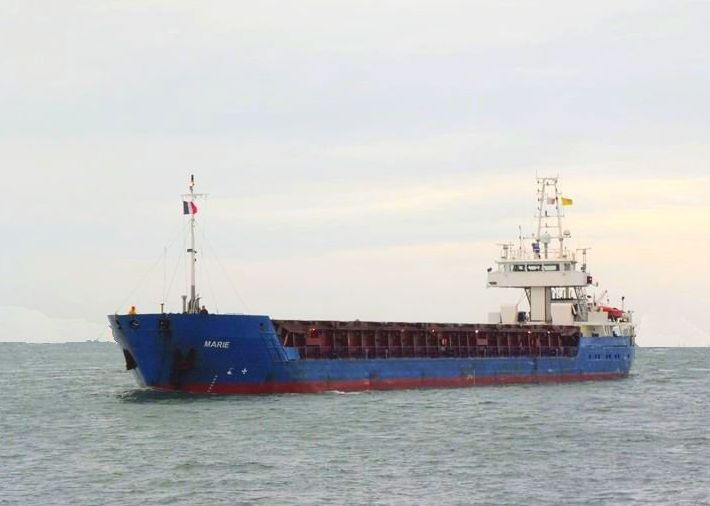 Transit: MARIE entering English South Coast at The Dover Strait