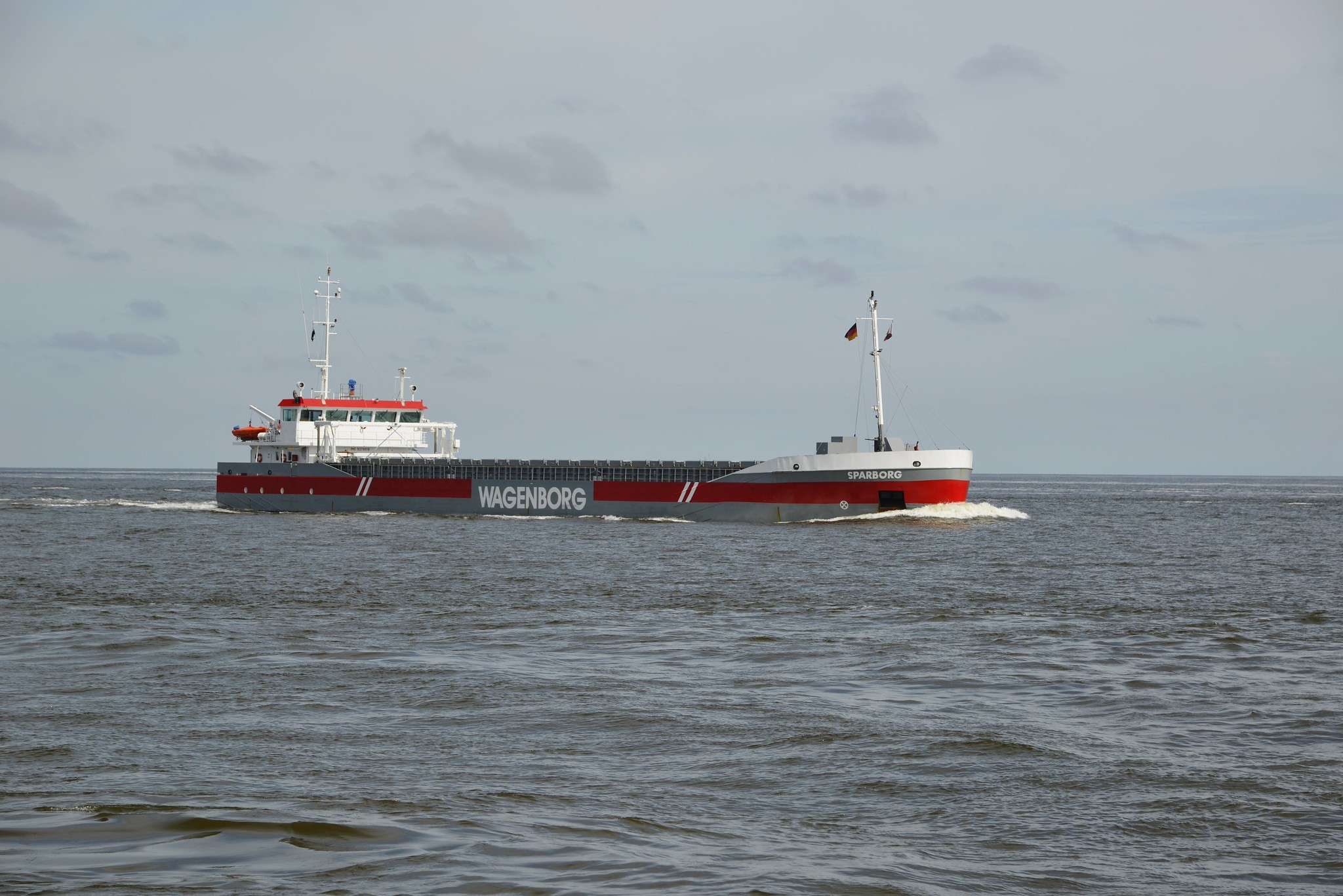 SPARBORG transiting North Channel South Gate on the Scottish West Coast  