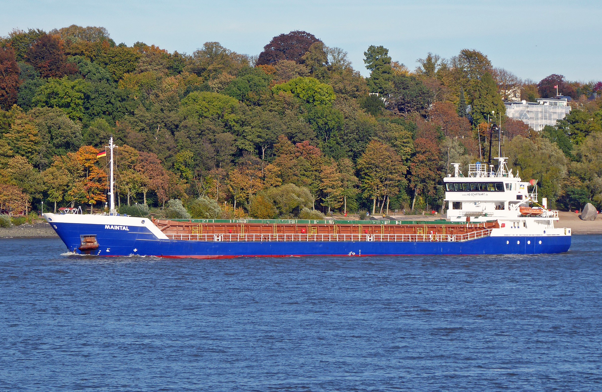 Transit: MAINTAL              entering English South Coast at The Dover Strait