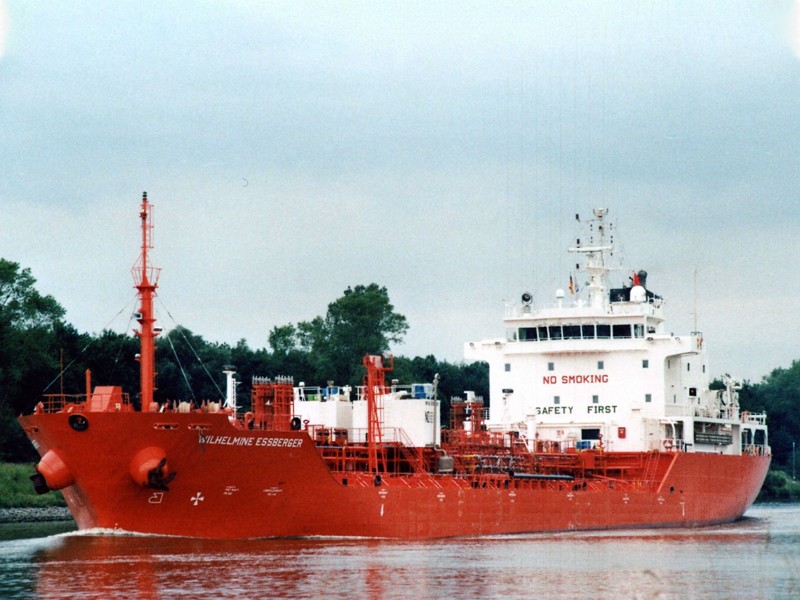 Transit: WILHELMINE ESSBERGER entering English South Coast at The Dover Strait