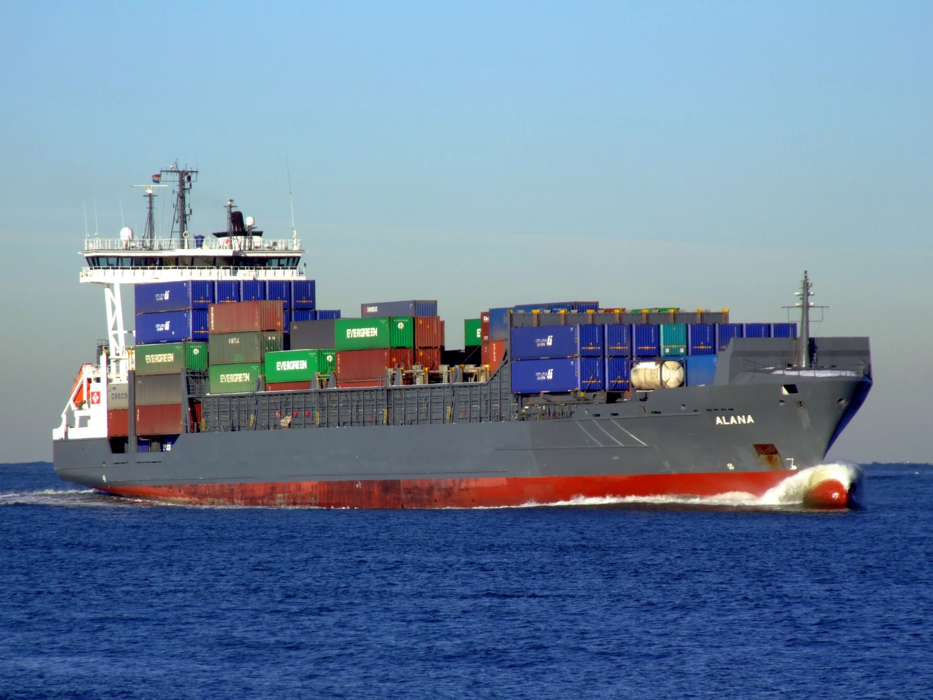 Transit: ALANA                entering English South Coast at The Dover Strait