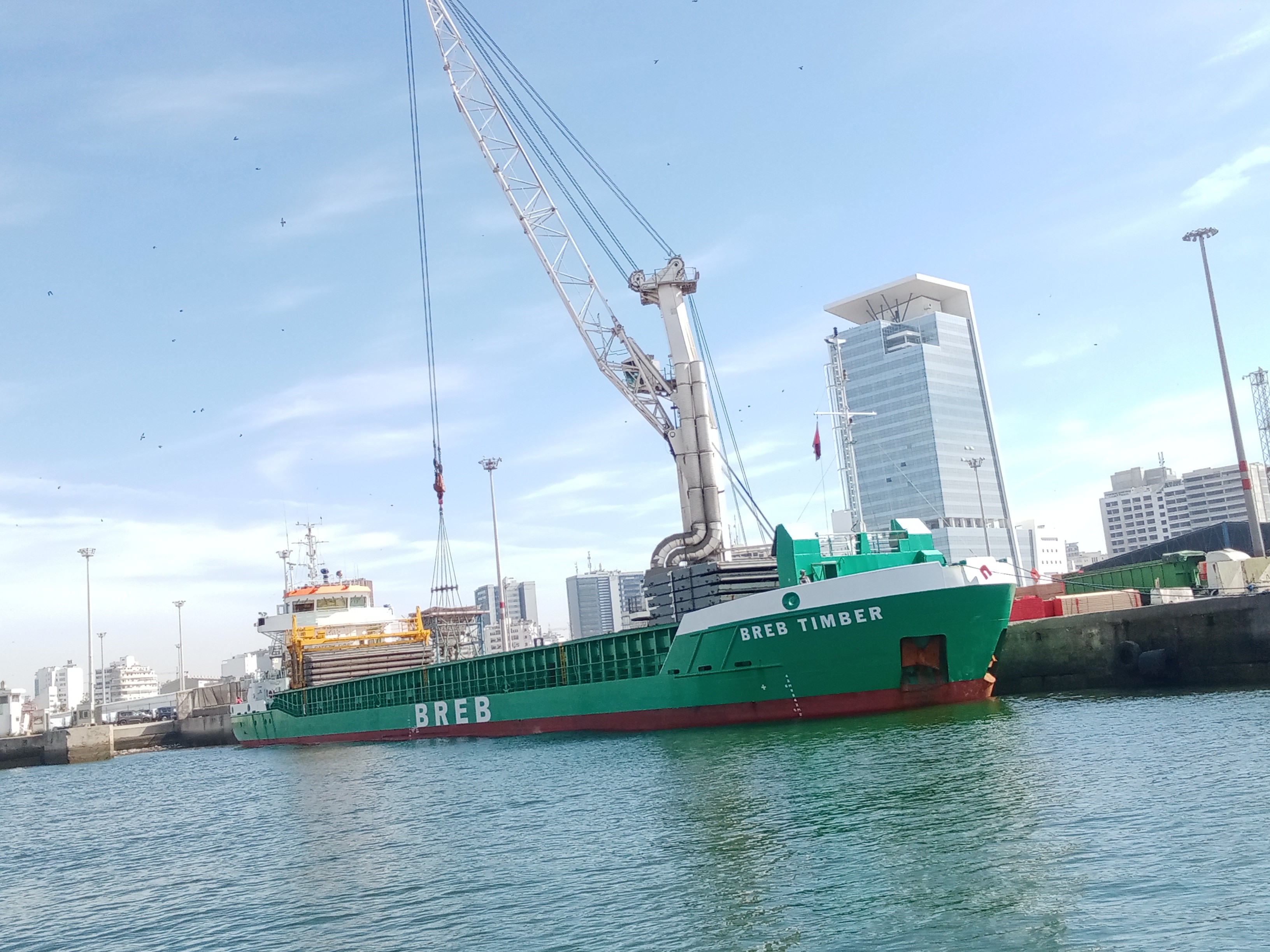 Transit: BREB TIMBER          entering English South Coast at The Dover Strait