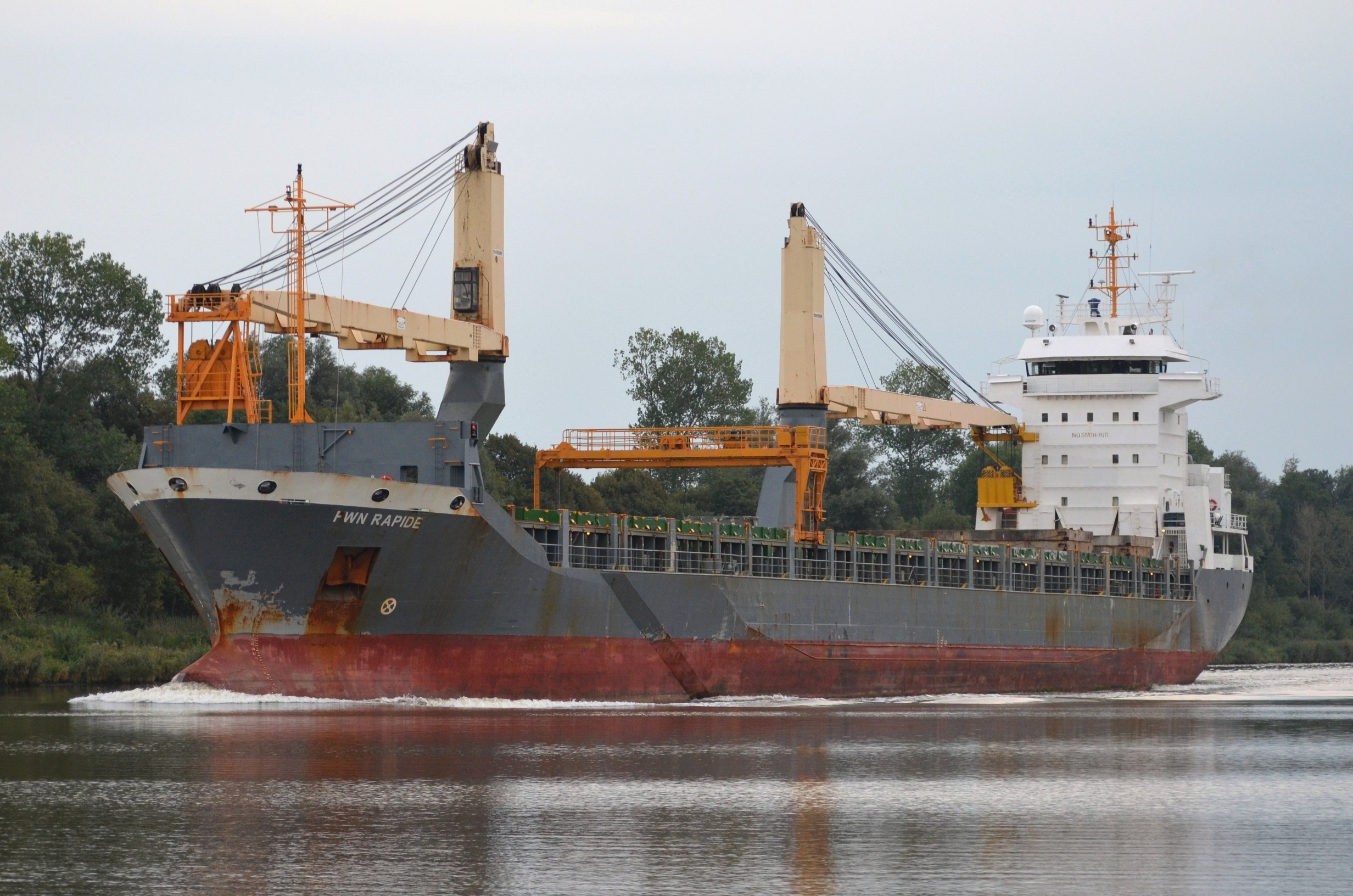 Transit: LADY LUCIANA entering English South Coast at The Dover Strait