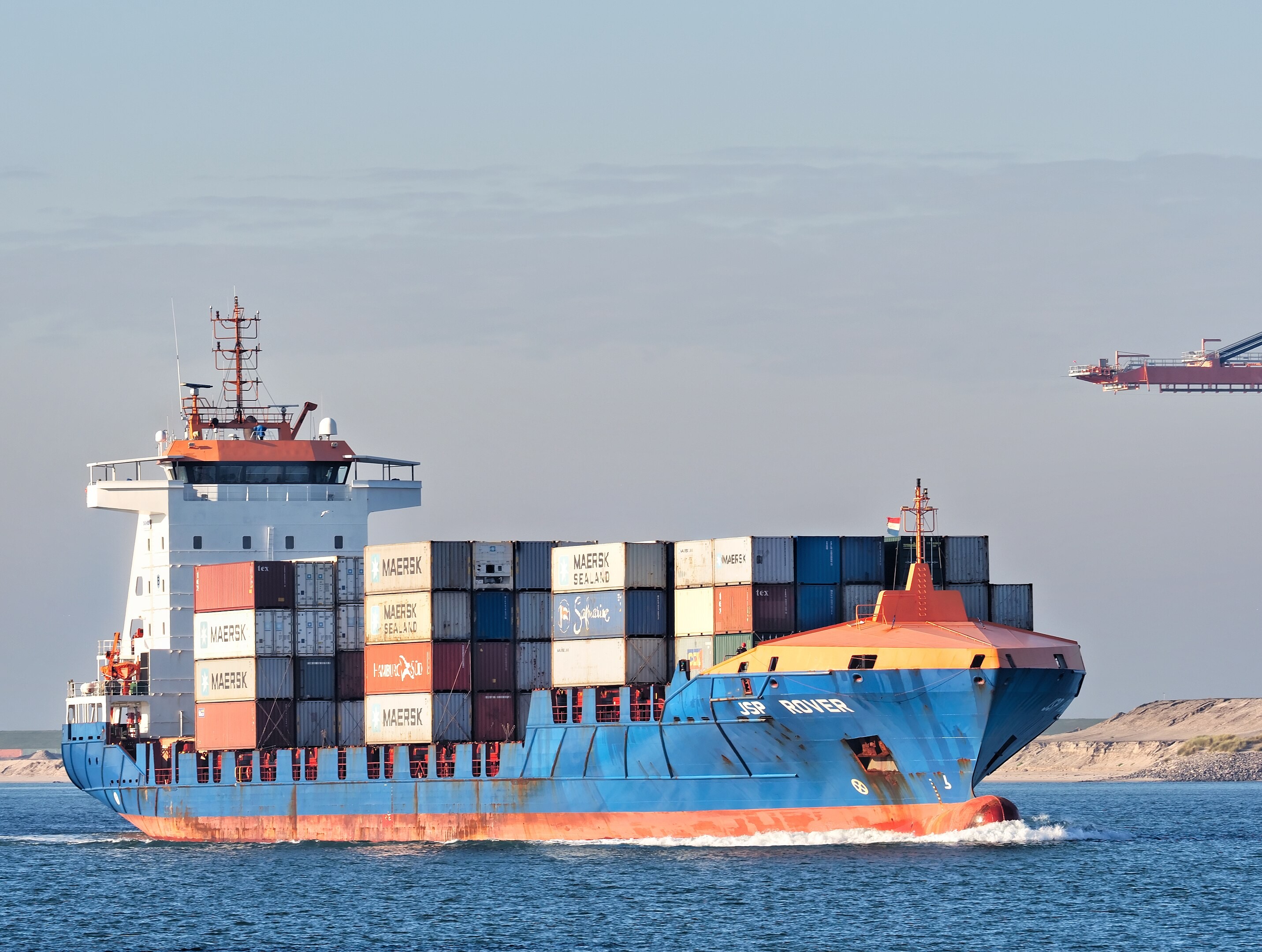 Transit: FINE SCHEPERS entering English South Coast at The Dover Strait