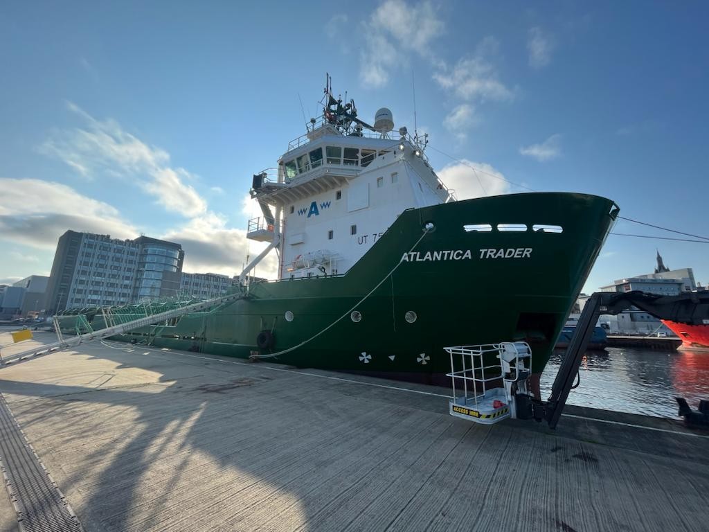  Scottish East Coast - ATLANTICA TRADER transiting Aberdeenshire Coast