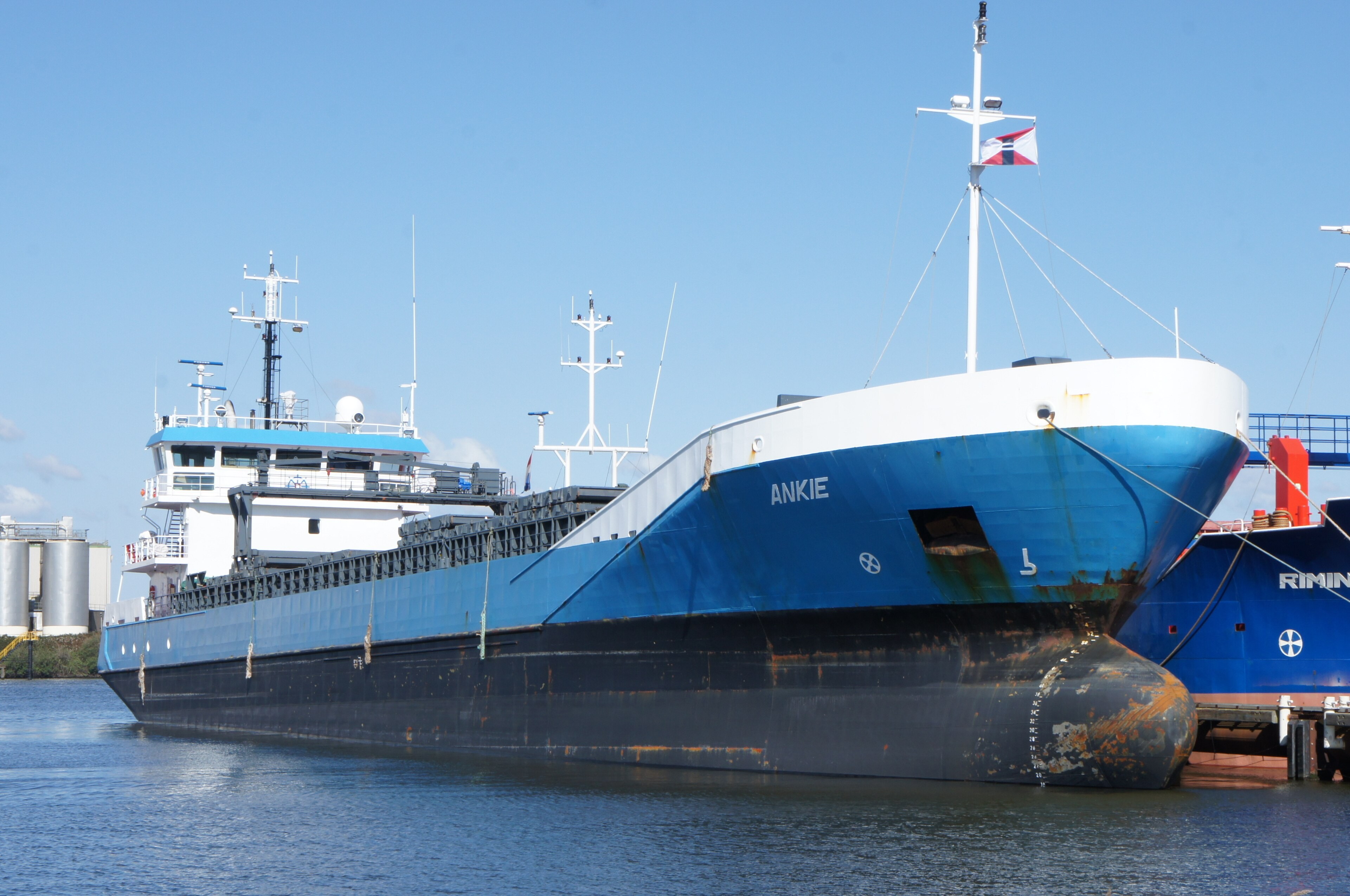 Transit: ANKIE                entering English South Coast at The Dover Strait
