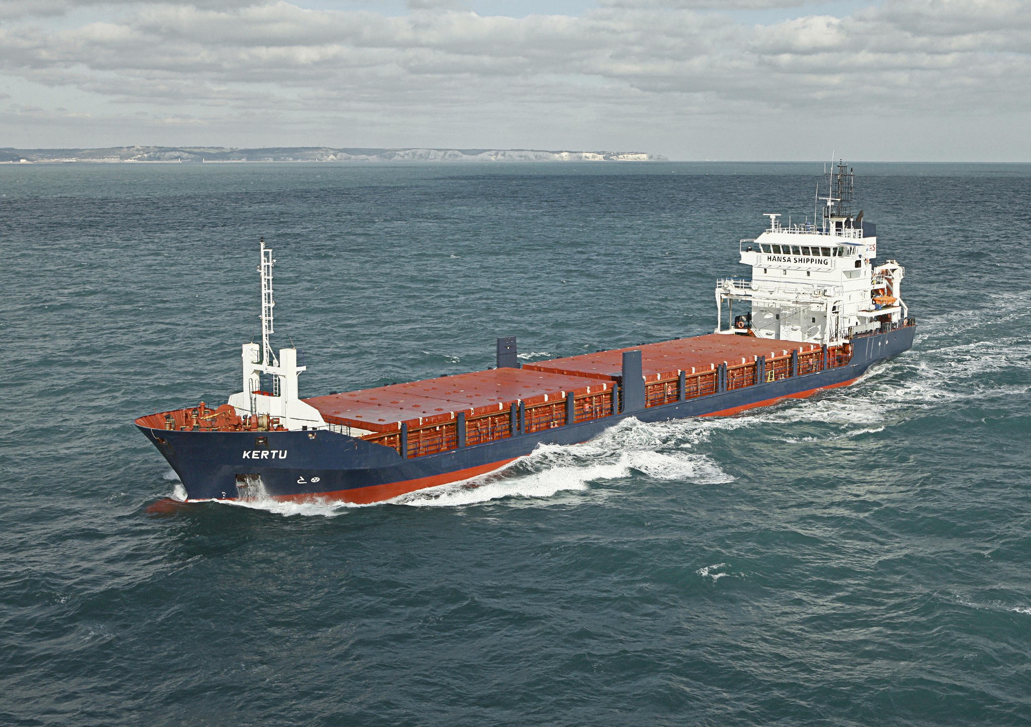 Transit: KERTU                entering English South Coast at The Dover Strait