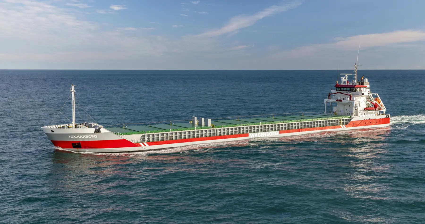 Transit: NECKARBORG entering English South Coast at The Dover Strait