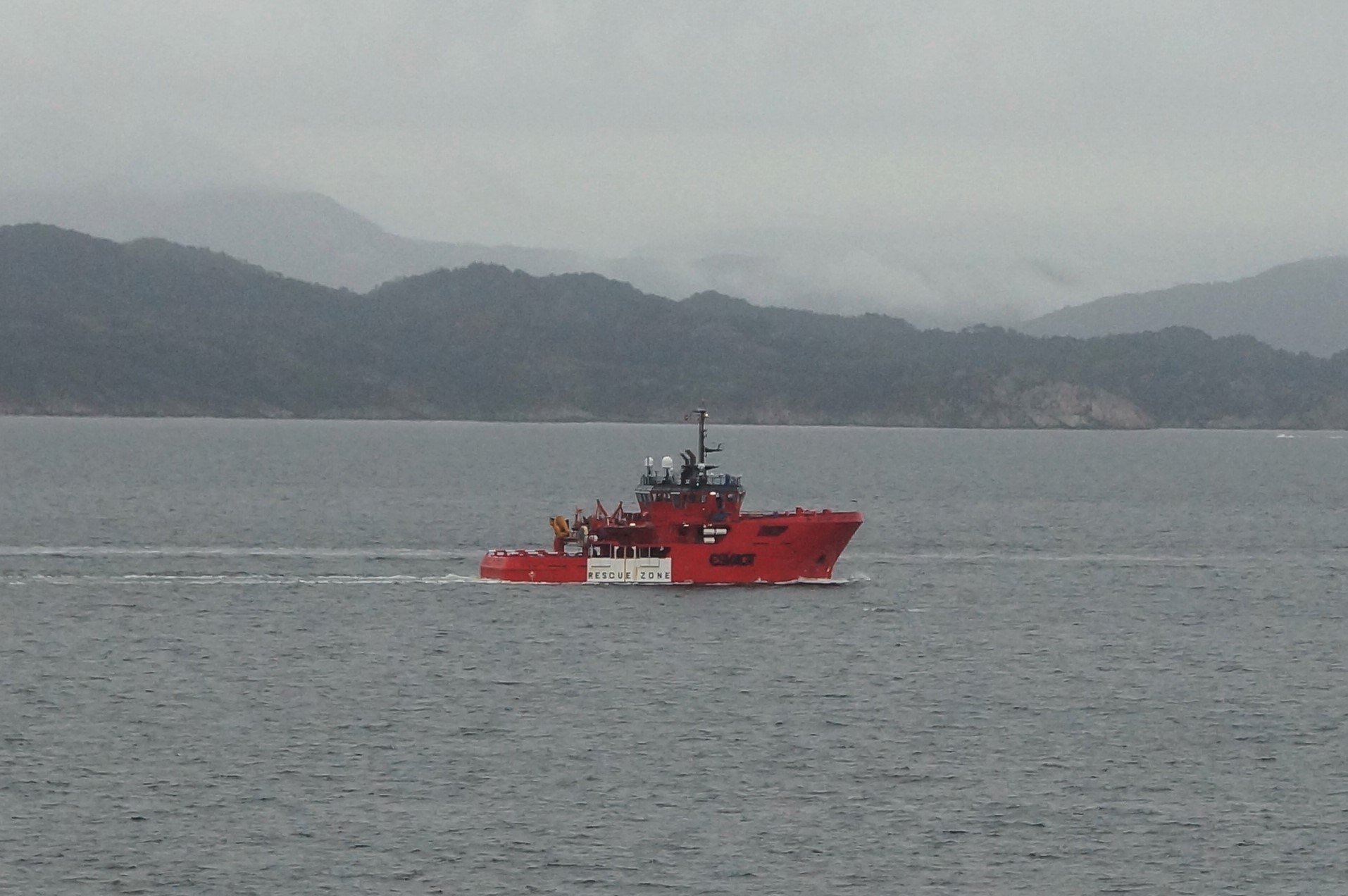 Transit: ESVAGT CARPATHIA     entering Scottish East Coast at Aberdeen to Forth Coast Gate